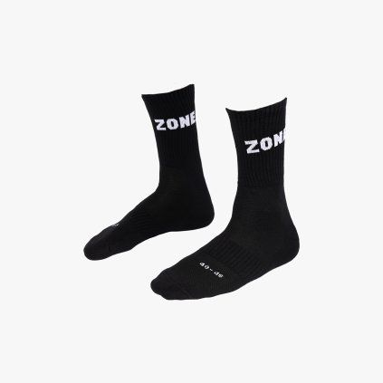 33775 Zone Socks Club Black